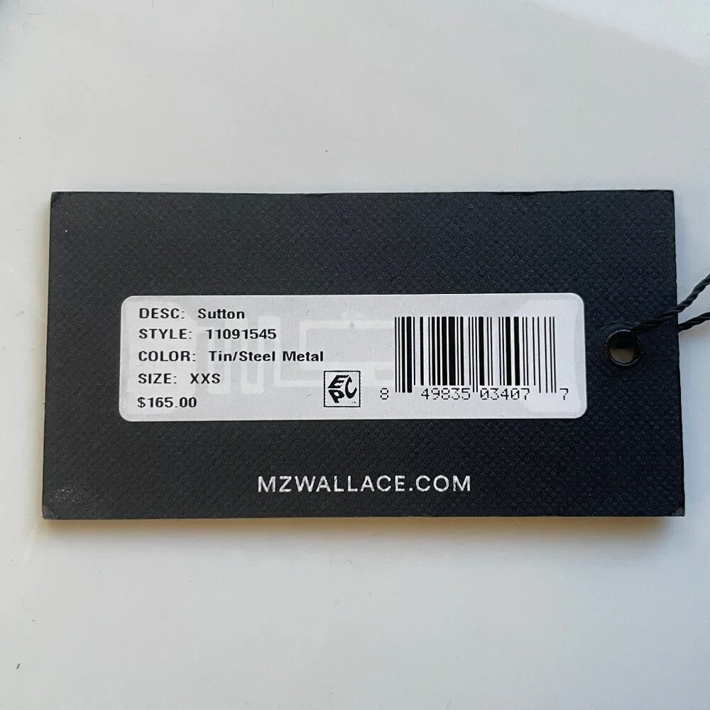 MZ Wallace Sutton Micro Tin/Steel Metal cross body bag - Picture 8 of 8